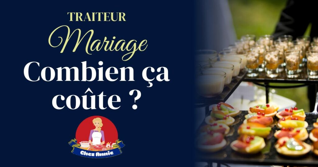 Combien coûte un traiteur pour un mariage ?
