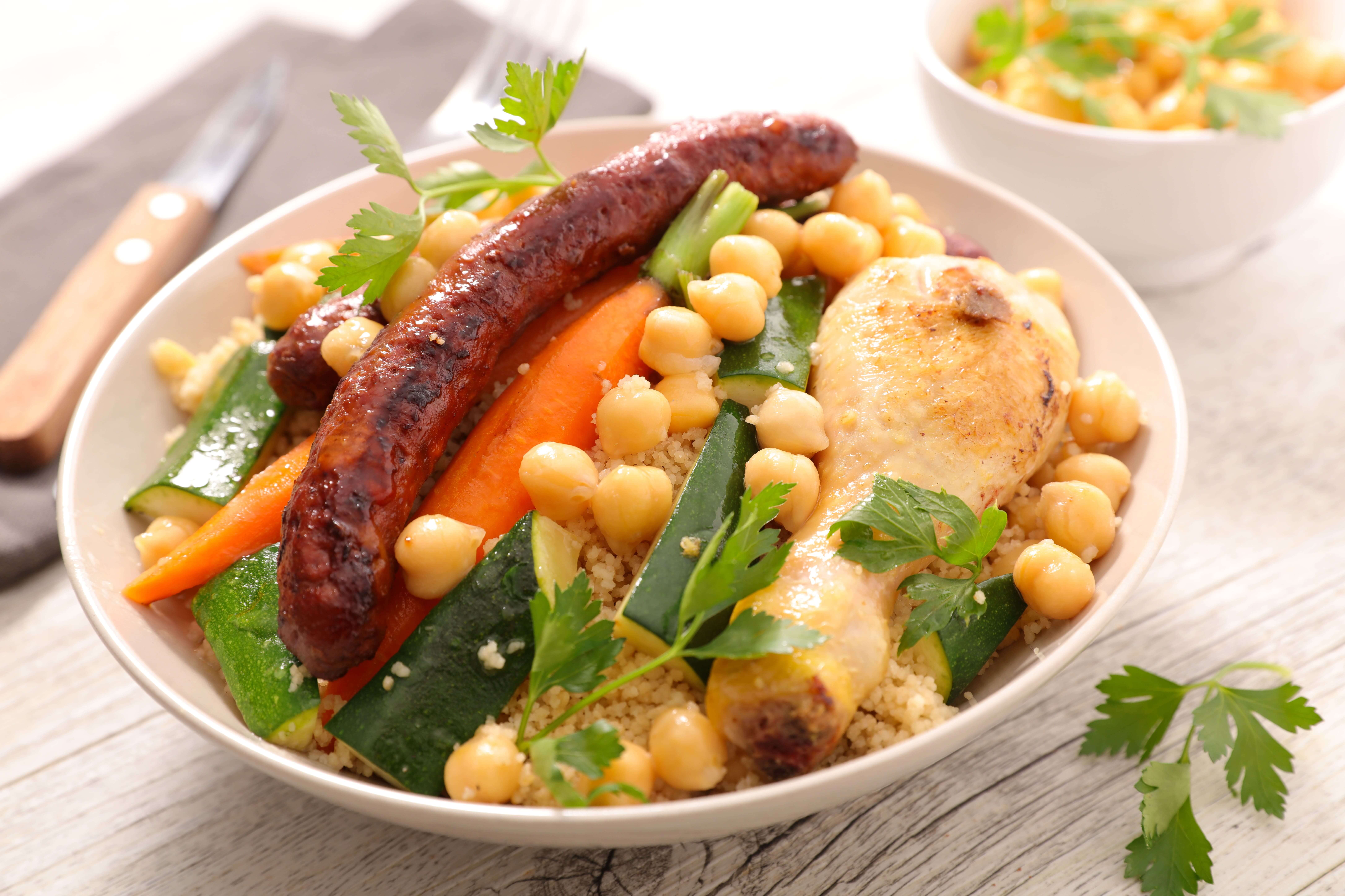 Traiteur couscous Chez Annie - poulet et merguez