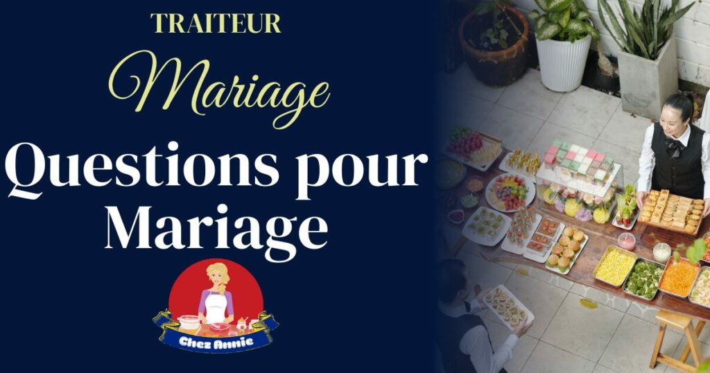 questions pour traiteur mariage
