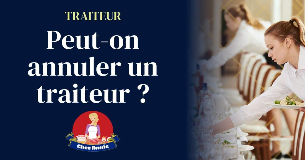 annuler traiteur