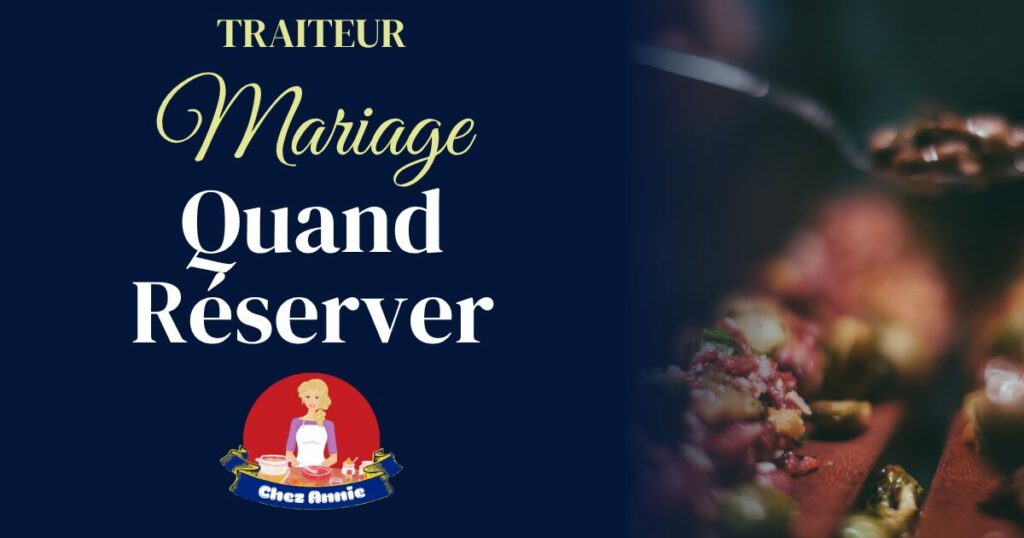 reservation traiteur mariage